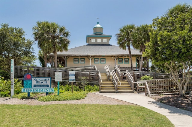 333 Sunrise Dr, Nokomis, FL 34275 - view of building exterior with stairs