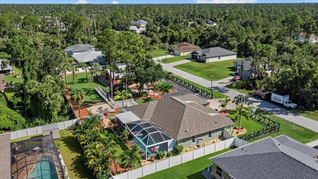 2769 Dode Ave, North Port, FL 34288 - aerial view of residential area featuring a forest