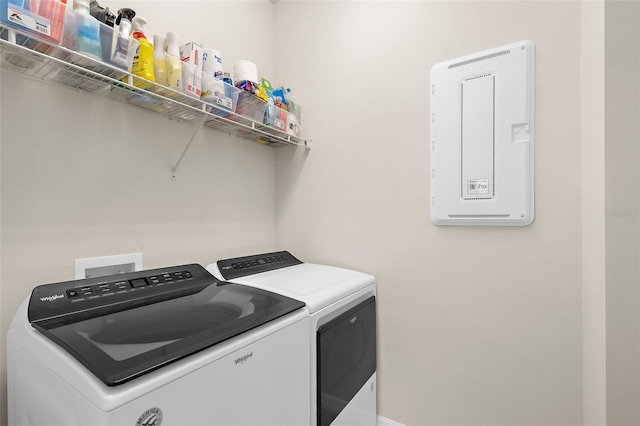 13486 Nobilio St, Venice, FL 34293 - laundry area with separate washer and dryer