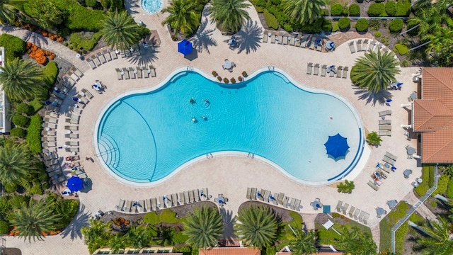 13486 Nobilio St, Venice, FL 34293 - aerial view of a pool