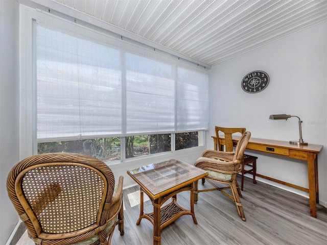 418 Cerromar Ct Unit 158, Venice, FL 34293 - sitting room with wood finished floors and baseboards