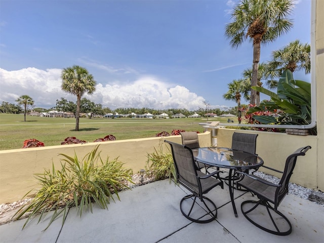 418 Cerromar Ct Unit 158, Venice, FL 34293 - view of patio / terrace featuring outdoor dining area