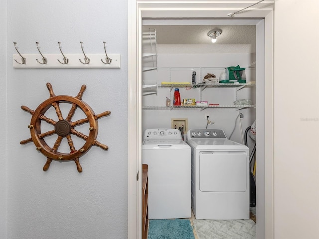 418 Cerromar Ct Unit 158, Venice, FL 34293 - washroom featuring washing machine and dryer and carpet