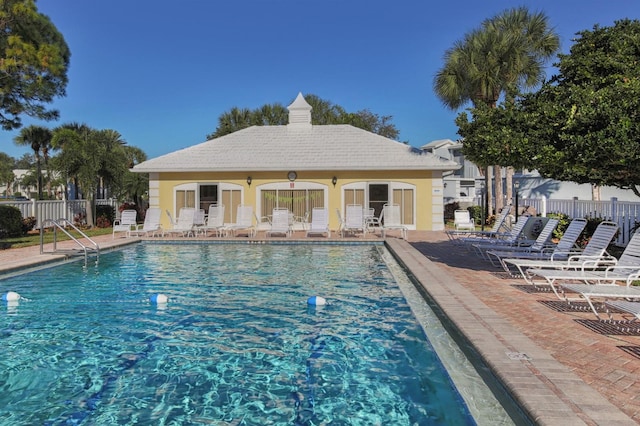 418 Cerromar Ct Unit 158, Venice, FL 34293 - community pool featuring a patio area