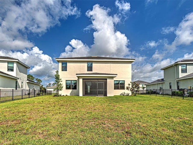 12705 Pinnacle Ln, Venice, FL 34293 - back of house with stucco siding