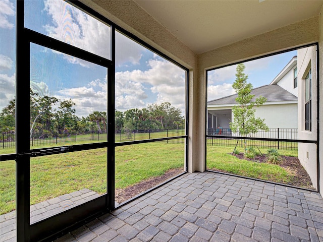 12705 Pinnacle Ln, Venice, FL 34293 - view of unfurnished sunroom