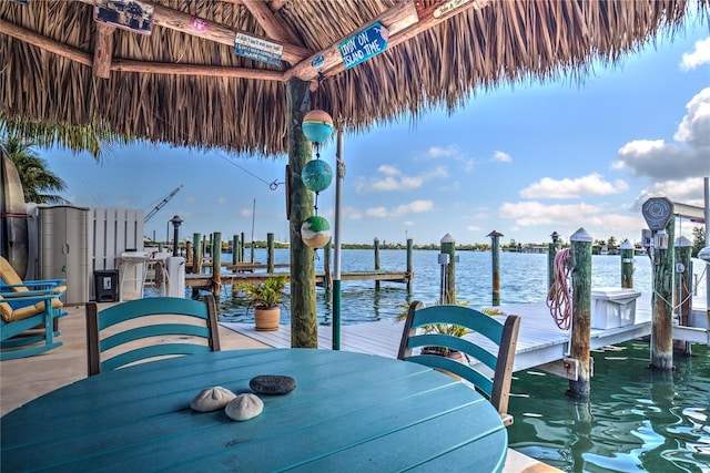 8 Sadowski Cswy, Key Colony Beach, FL 33051 - dock area with a water view
