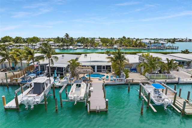 8 Sadowski Cswy, Key Colony Beach, FL 33051 - drone / aerial view of a nearby body of water