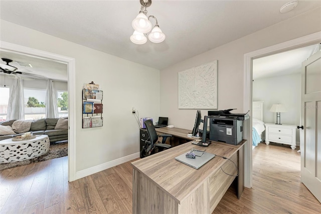 5207 5th Avenue Dr NW, Bradenton, FL 34209 - office space with wood finished floors and baseboards