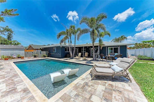 5207 5th Avenue Dr NW, Bradenton, FL 34209 - view of pool featuring a fenced backyard and a patio area