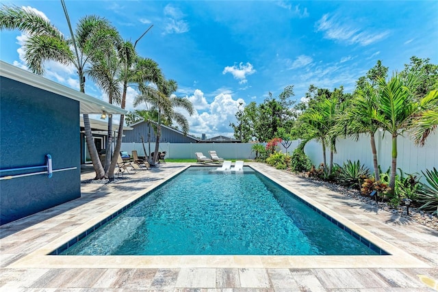 5207 5th Avenue Dr NW, Bradenton, FL 34209 - view of swimming pool with a patio area and a fenced backyard