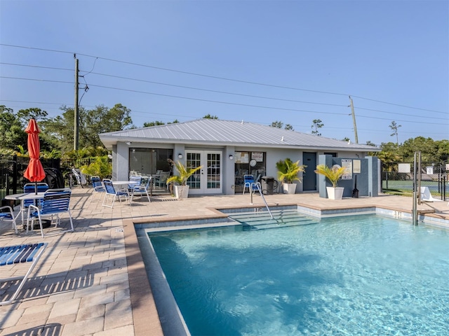 25050 Sandhill Blvd Unit 6A3, Punta Gorda, FL 33983 - community pool with french doors and a patio area