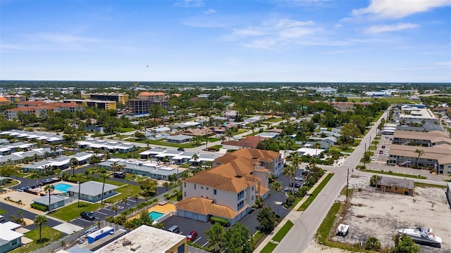 235 Base Ave E Unit 207, Venice, FL 34285 - aerial view of a pool