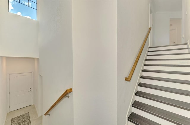 10213 Staggerbush Dr Unit 202, Venice, FL 34293 - stairway featuring tile patterned floors