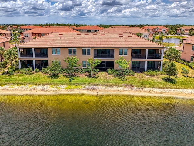 10213 Staggerbush Dr Unit 202, Venice, FL 34293 - aerial perspective of suburban area with a nearby body of water