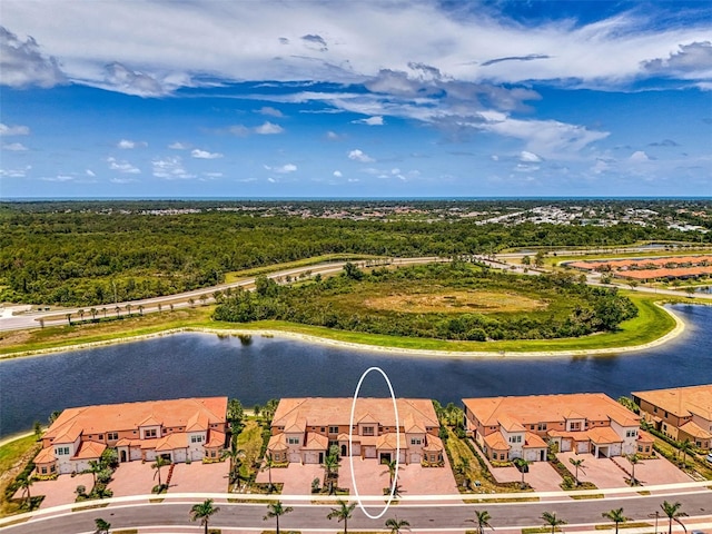 10213 Staggerbush Dr Unit 202, Venice, FL 34293 - aerial view of a nearby body of water and a forest