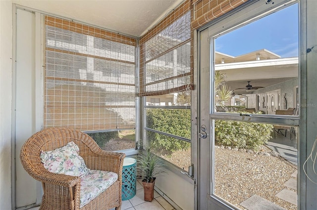 708 Tamiami Trl S Unit 115, Venice, FL 34285 - sunroom / solarium with ceiling fan