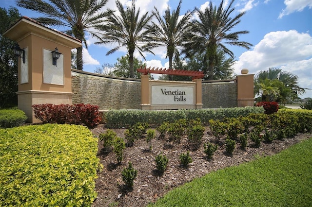11103 Batello Dr, Venice, FL 34292 - view of community sign