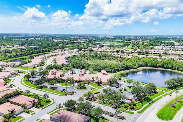 11103 Batello Dr, Venice, FL 34292 - aerial view of residential area featuring a large body of water
