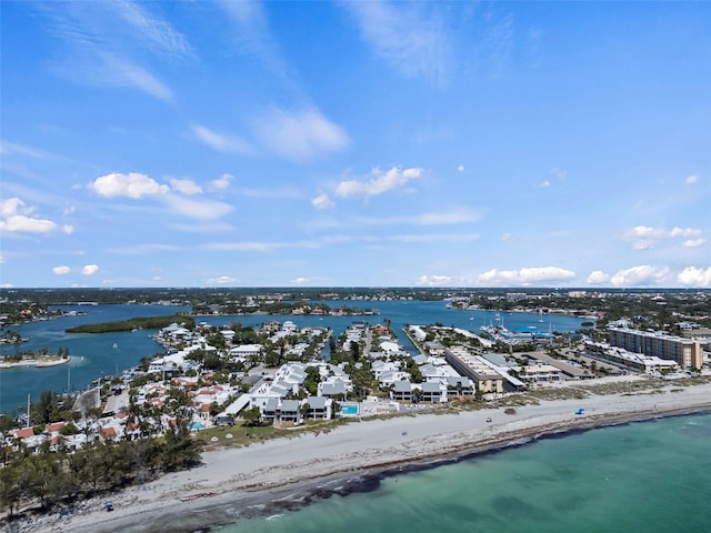1555 Tarpon Center Dr Unit G 235, Venice, FL 34285 - aerial view of waterfront with a beach