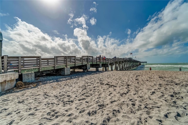1555 Tarpon Center Dr Unit G 235, Venice, FL 34285 - view of yard with view of water and beach