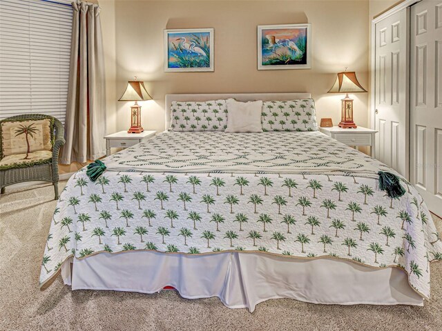 516 Tamiami Trl S Unit 303, Nokomis, FL 34275 - carpeted bedroom featuring a closet