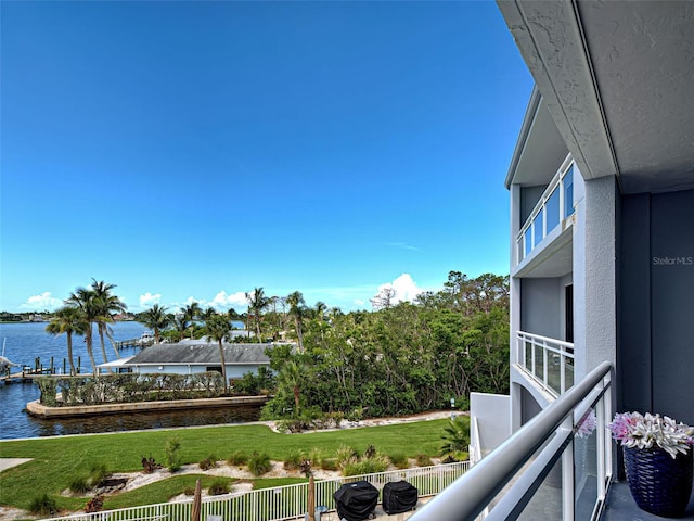 516 Tamiami Trl S Unit 303, Nokomis, FL 34275 - balcony with a water view