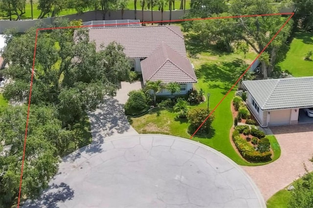 188 Grand Oak Cir, Venice, FL 34292 - view of subject property with property parcel outlined