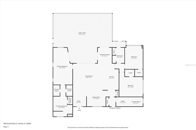 188 Grand Oak Cir, Venice, FL 34292 - view of home floor plan