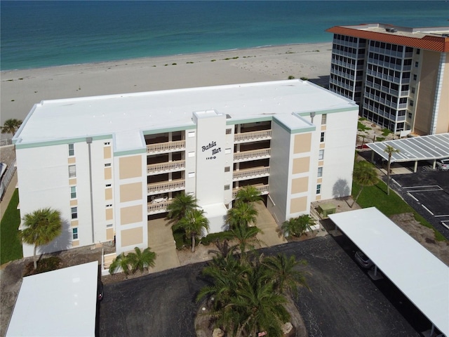 1100 Tarpon Center Dr Unit 503-5C, Venice, FL 34285 - view of apartment building / complex with view of water and beach