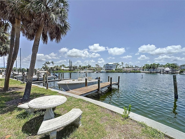 1100 Tarpon Center Dr Unit 503-5C, Venice, FL 34285 - dock area featuring a water view