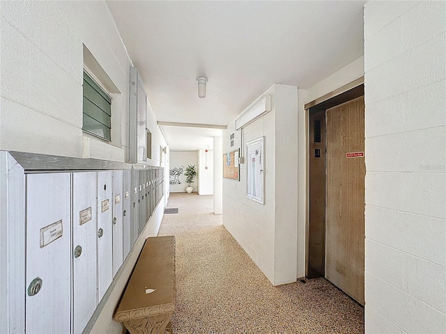 1100 Tarpon Center Dr Unit 503-5C, Venice, FL 34285 - hall with mail area and elevator