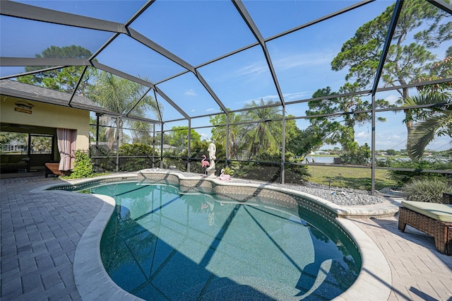 249 Hallcrest Ter, Port Charlotte, FL 33954 - swimming pool featuring a patio area and a lanai