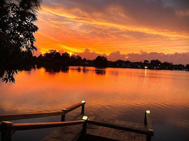 249 Hallcrest Ter, Port Charlotte, FL 33954 - dock featuring a water view