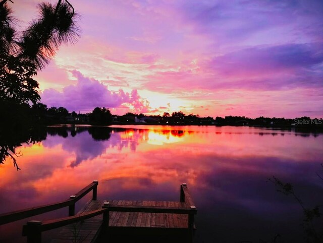 249 Hallcrest Ter, Port Charlotte, FL 33954 - dock featuring a water view