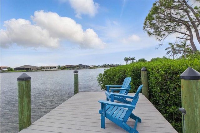 15336 Spanish Point Dr, Port Charlotte, FL 33981 - dock area featuring a water view
