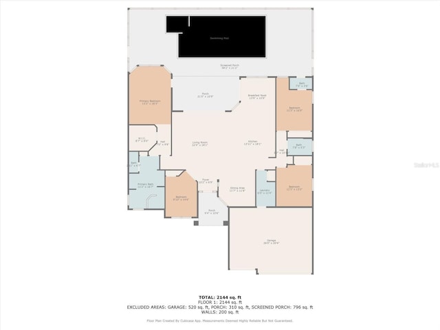 15336 Spanish Point Dr, Port Charlotte, FL 33981 - view of floor plan / room layout