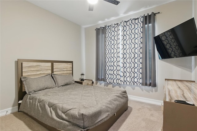 15963 Crofton Springs Way, Port Charlotte, FL 33953 - bedroom featuring baseboards, carpet, and ceiling fan