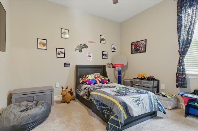 15963 Crofton Springs Way, Port Charlotte, FL 33953 - bedroom featuring carpet flooring, baseboards, and ceiling fan