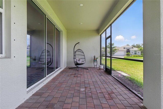 15963 Crofton Springs Way, Port Charlotte, FL 33953 - view of unfurnished sunroom