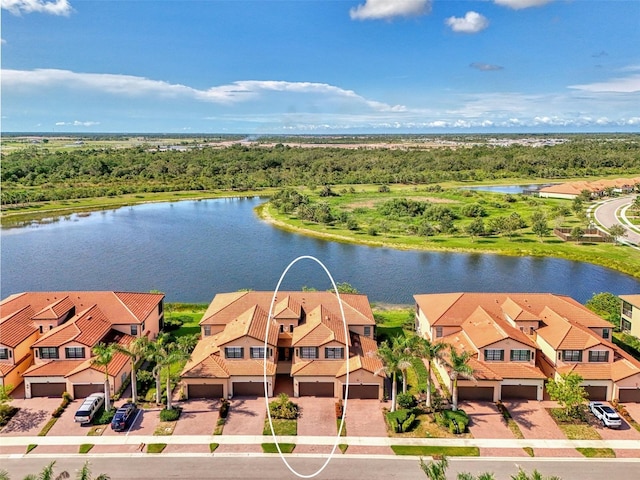 10789 Tarflower Dr Unit 202, Venice, FL 34293 - aerial perspective of suburban area with a large body of water