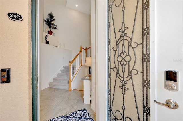 10789 Tarflower Dr Unit 202, Venice, FL 34293 - entrance foyer with stairs