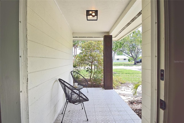 3340 Webber St, Sarasota, FL 34239 - view of covered porch