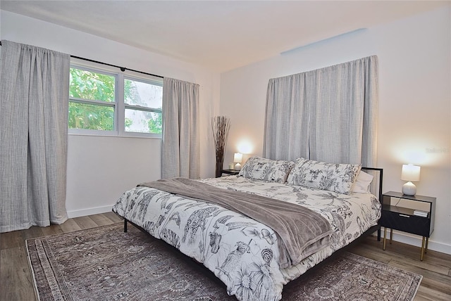 3340 Webber St, Sarasota, FL 34239 - bedroom with wood finished floors and baseboards