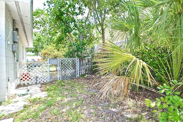 3340 Webber St, Sarasota, FL 34239 - view of yard featuring a gate