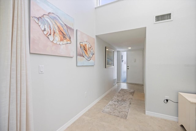 751 Capri Isles Blvd Unit 108, Venice, FL 34292 - hallway with baseboards