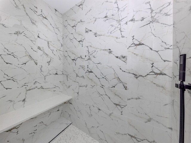 137 Mariner Ln, Rotonda West, FL 33947 - bathroom view of a marble finish shower