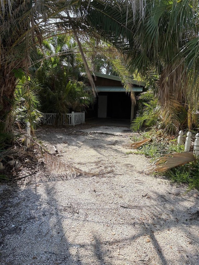 202 Bayview Pkwy, Nokomis, FL 34275 - garage featuring driveway