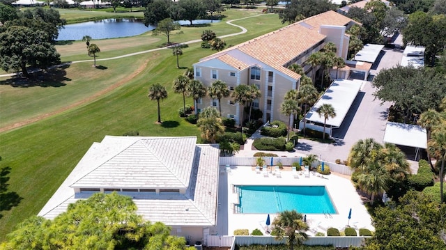 849 Wexford Blvd Unit 849, Venice, FL 34293 - bird's eye view of a local golf course and a nearby body of water