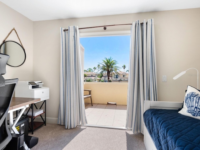 1164 Beachcomber Ct Unit 19, Osprey, FL 34229 - bedroom featuring a desk and carpet floors